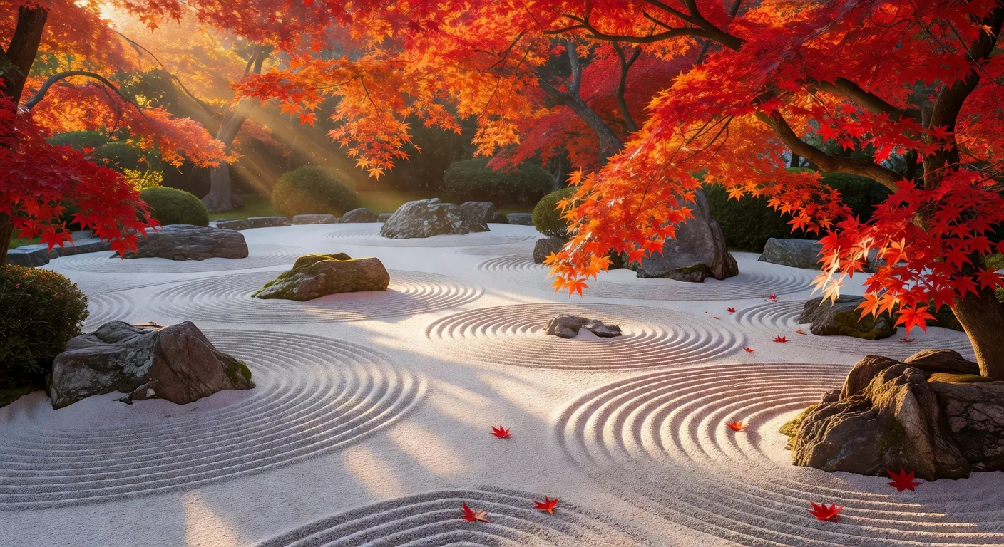 Autumn Maple Garden