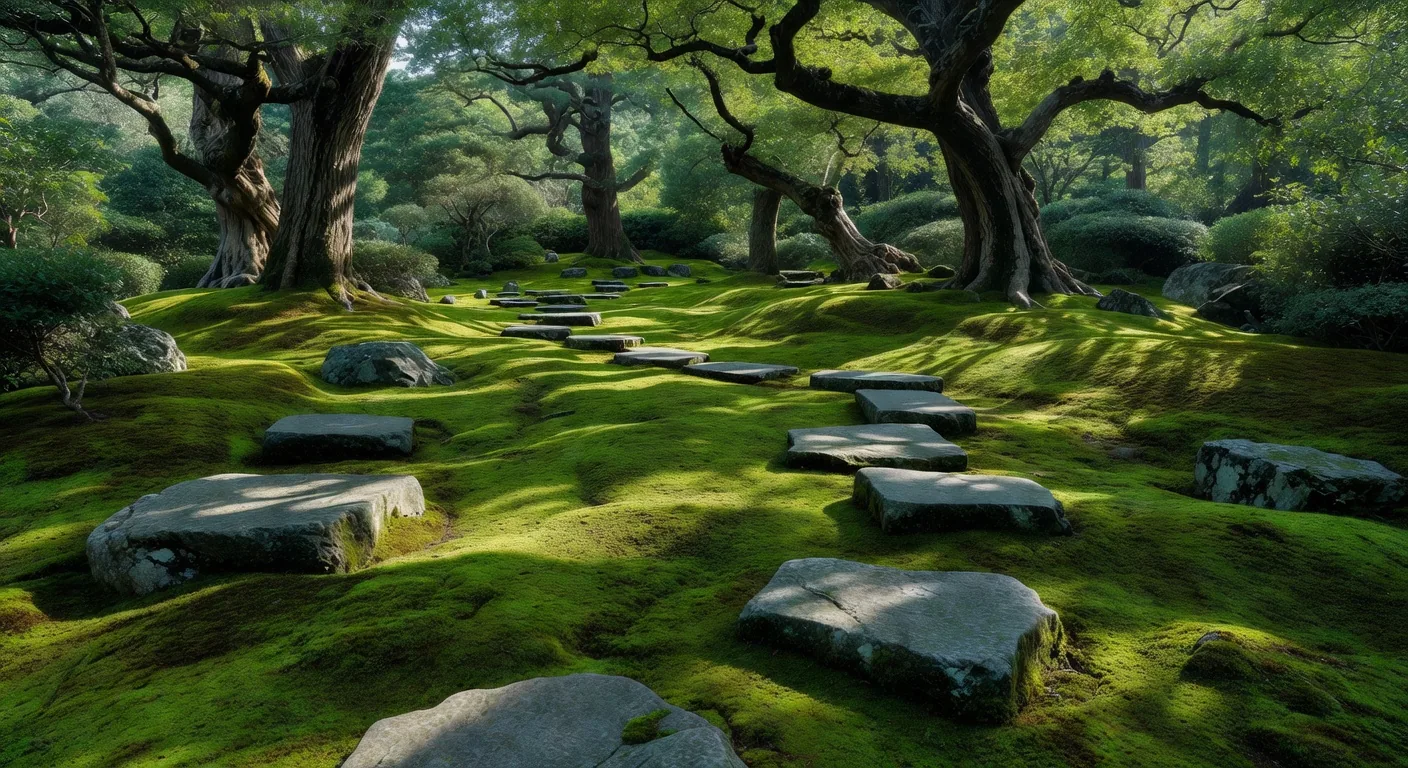 Moss Garden Path